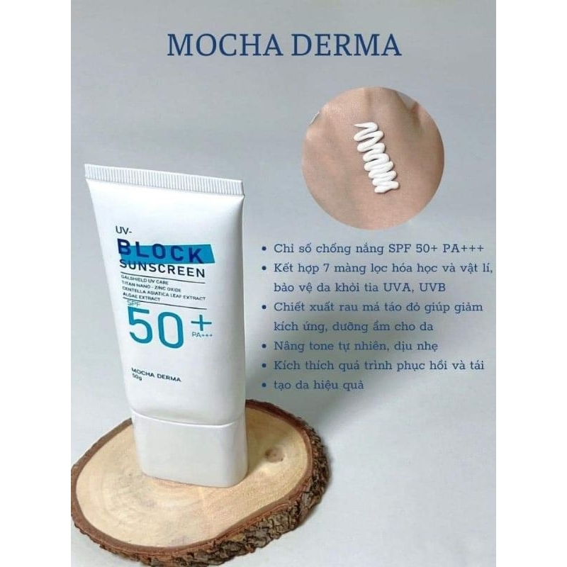 Kem Chống Nắng MOCHA Derma SPF 50 PA+