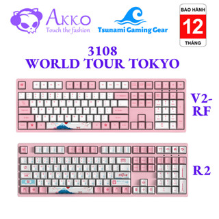 Bàn phím cơ Akko 3108 RF World Tour Tokyo/ Akko 3108 V2 World Tour Tokyo/ Akko 3108 World Tour Tokyo R2