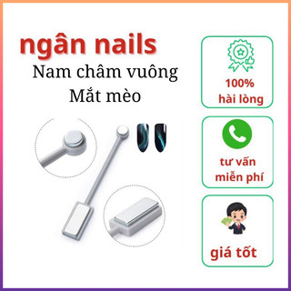 Nam châm vuông 2 đầu hơ gel mắt mèo