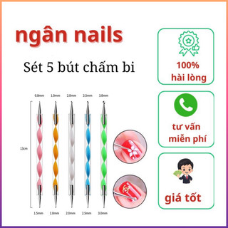 Bộ 5 cây chấm bi vẽ móng
