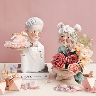 Tượng wedding cặp đôi hiện đại quà tặng trang trí ý nghĩa