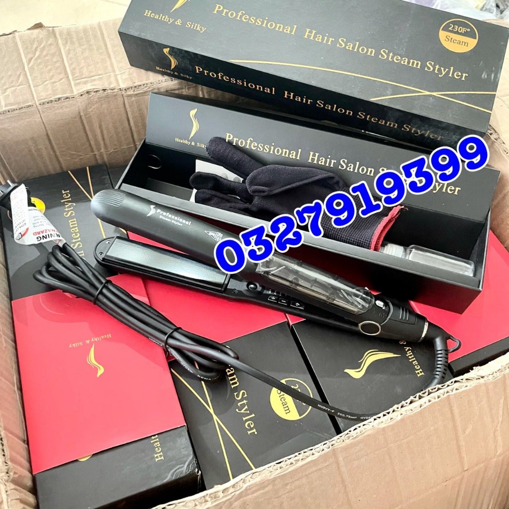 ✅freeship✅ Máy duỗi kẹp tóc hơi nước cao cấp Professional 0088