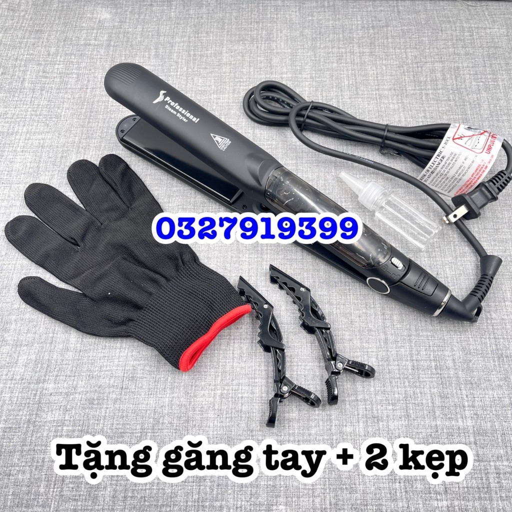 ✅freeship✅ Máy duỗi kẹp tóc hơi nước cao cấp Professional 0088