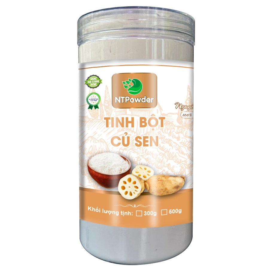 Tinh Bột Củ Sen NTpowder hộp 300gr / 500gr - Nhất Tín Food