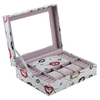 (Sẵn Nhiều Mẫu) Hộp Đựng Đồng Hồ- Kính Mắt- Trang Sức Vỏ Da Cao Cấp