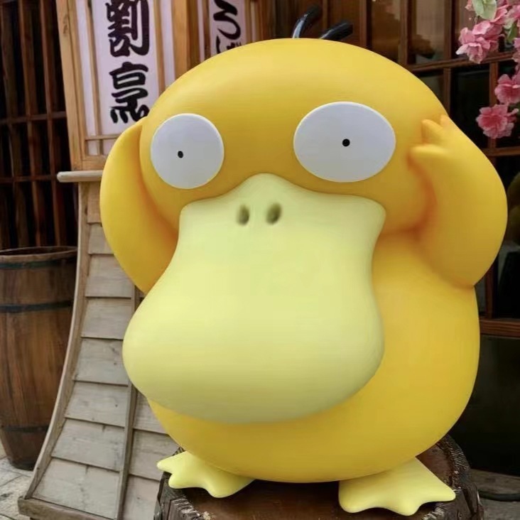 Mô Hình Pokemon Koduck Kích Thước Tỉ Lệ 1:1,Cao 40 cm, Full Box Bộ Sưu Tập Nhân Vật, Decor Trang Trí, Quà Tặng Cho Bé