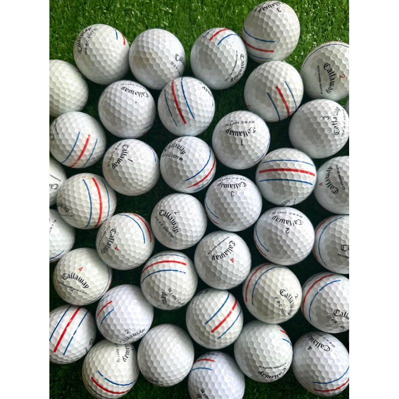 10 Bóng Golf calaway 3 line  mới 80-90%