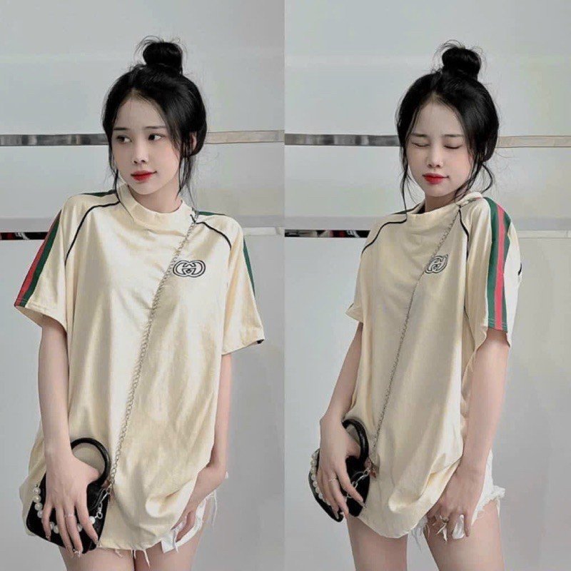 Áo Phông Guc....ci Nam Nữ Chất Cotton from rộng