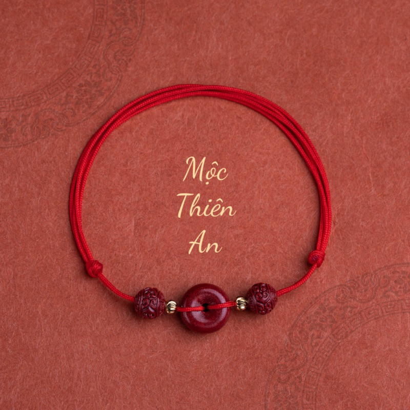Vòng Tay Chỉ Đỏ Mộc Thiên An May Mắn Bình An Thanh Lịch Nhẹ Nhàng