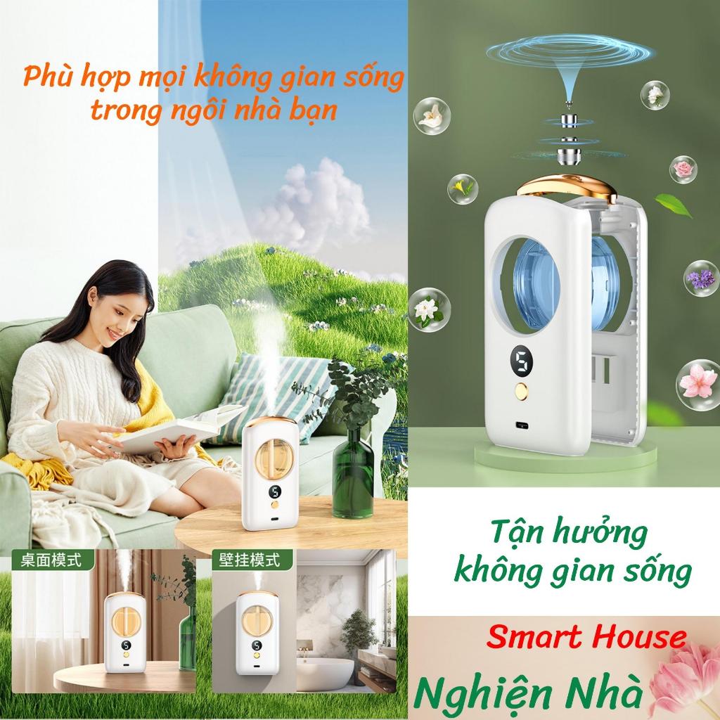 Máy tạo độ ẩm tự động thông minh tạo hương thơm máy vệ sinh khử mùi hương liệu máy khuếch tán tinh dầu_ BC11