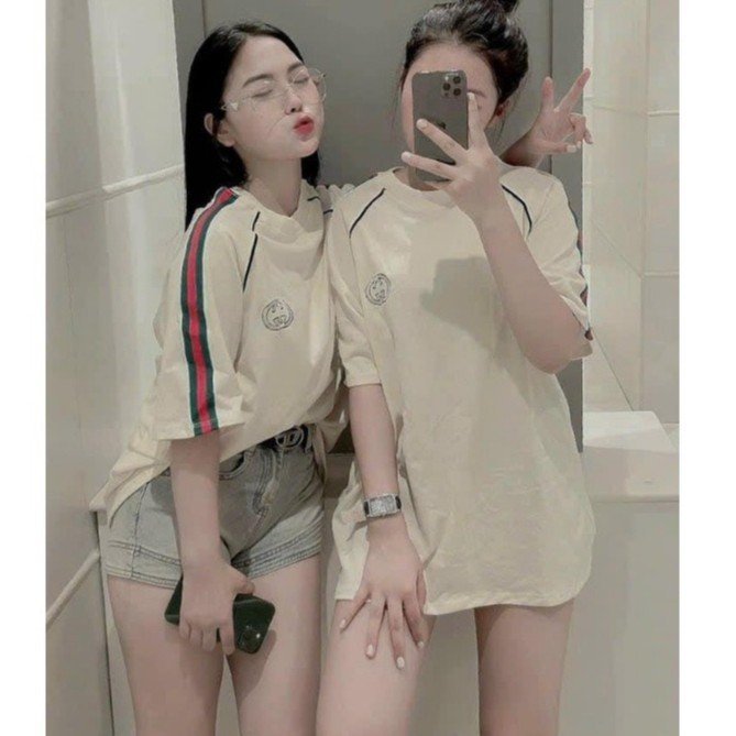 Áo Phông Guc....ci Nam Nữ Chất Cotton from rộng