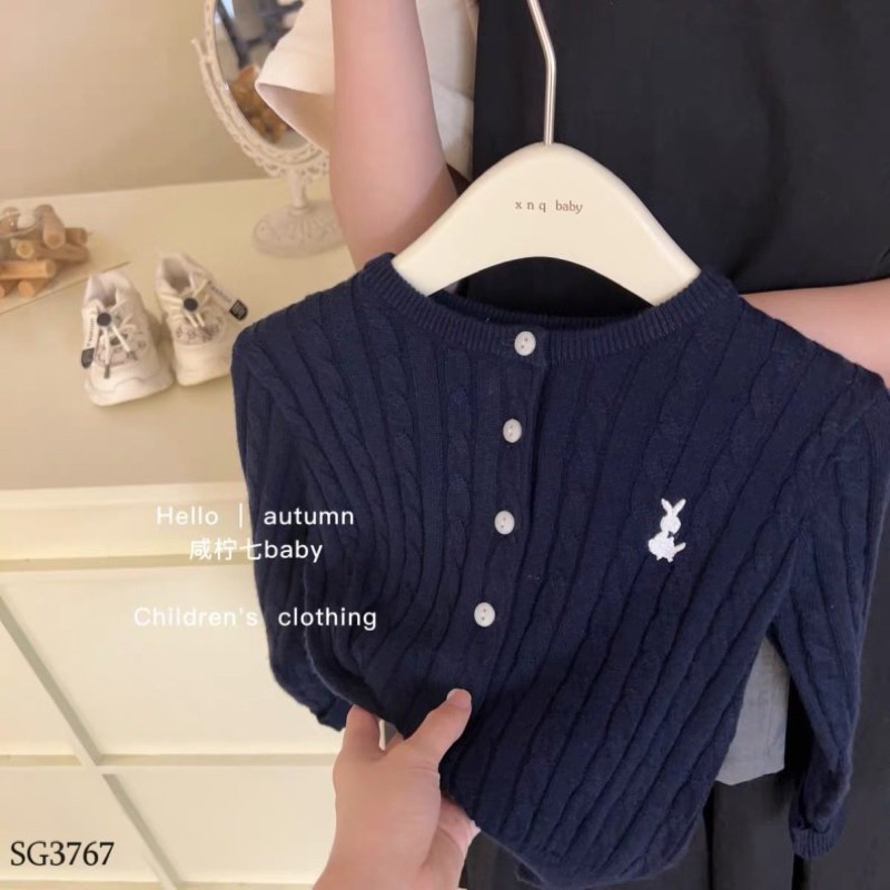 SET ÁO LEN MIX CHÂN VÁY BÉ GÁI