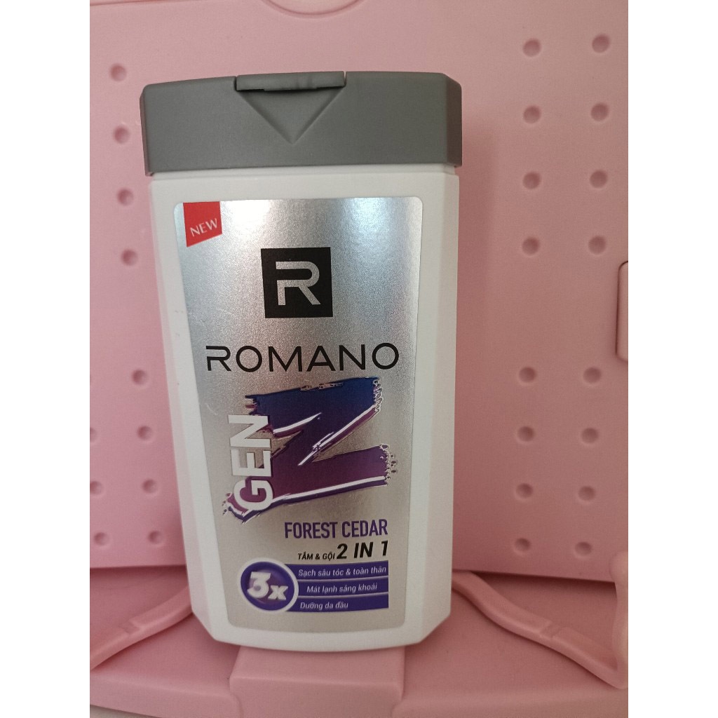 Dầu gội hương nước hoa nam Romano Gen Z loại mới- Hàng khuyến mại 150g