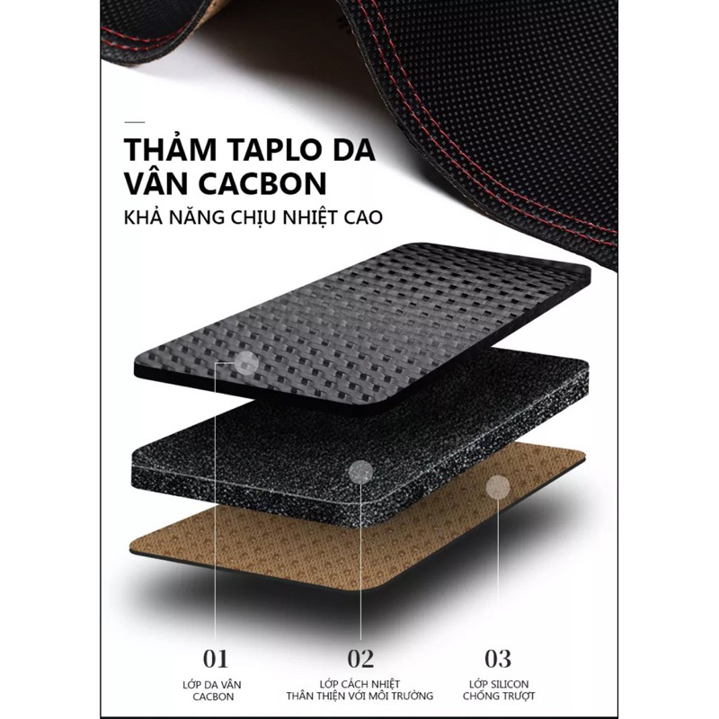Taplo vân cacbon Honda BRV 2023 chống chói chống nắng cao cấp