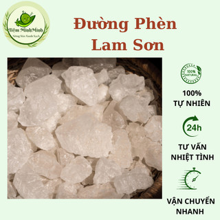 Đường phèn trắng Lam Sơn loại tinh khiết, đường phèn nấu chè chưng yến đóng túi 500gr