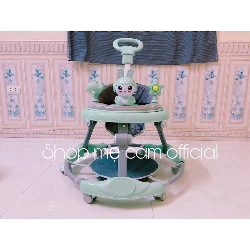 XE TRÒN TẬP ĐI CON THỎ CÓ NHẠC, CÓ TAY CẦM,LÓT CHÂN,BÀN ĂN DẶM XX