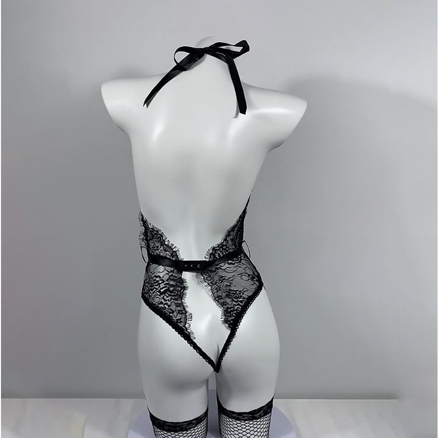 Bodysuit Sexy Đồ Ngủ Ren Xuyên Thấu Quyến Rũ S006