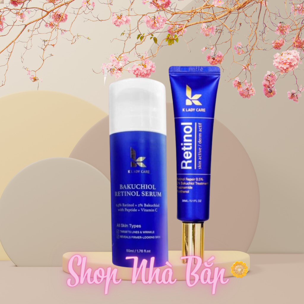 Combo Kem Dưỡng Và Serum Retinol K Lday Care 2 Sản Phẩm !