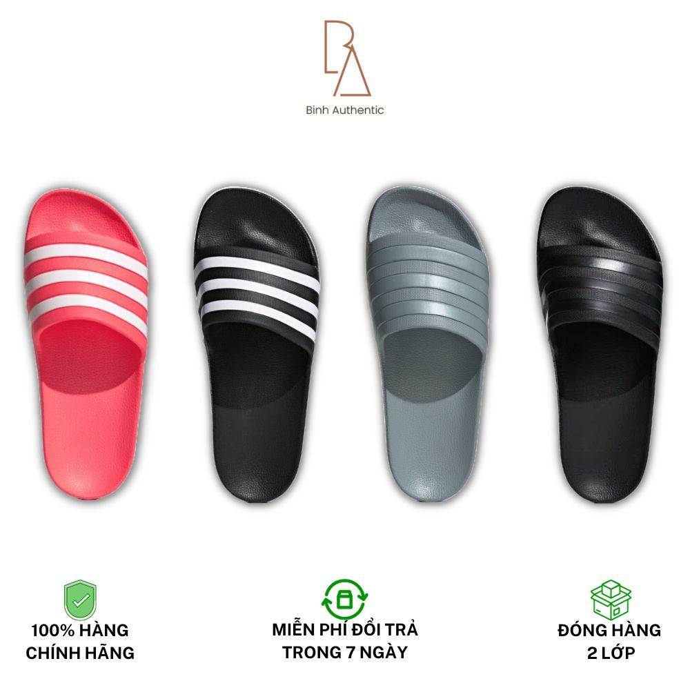 Chính Hãng Dép đúc quai ngang Adidas Aqua