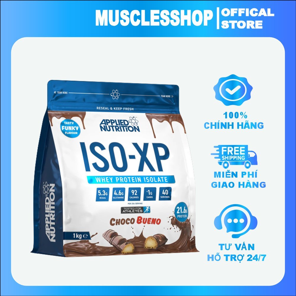 ISO XP - Whey Protein Isolate - Applied Nutrition , Bổ sung 22g Protein, Hỗ Trợ Xây Dựng, Phát triển Cơ Bắp