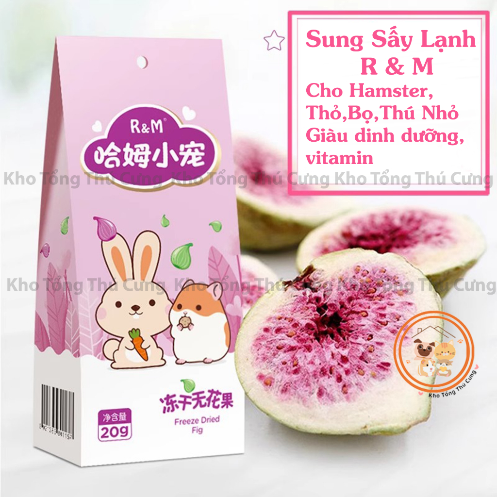 Sung Sấy Lạnh RM thức ăn vặt, đồ ăn dặm dành cho chuột hamster mini,bear,nhím,sóc,thỏ,bọ,chim,thú nhỏ,giàu vitamin 20g