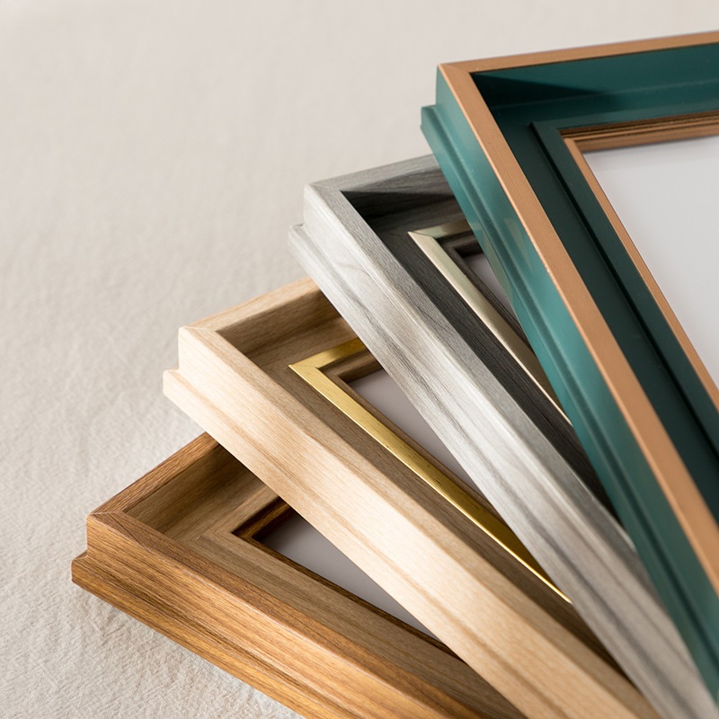 Khung Ảnh Gỗ 5 / 6 / 7 / 10 Trang Trí Phòng Khách, Phòng Ngủ Mino Frame KH05A