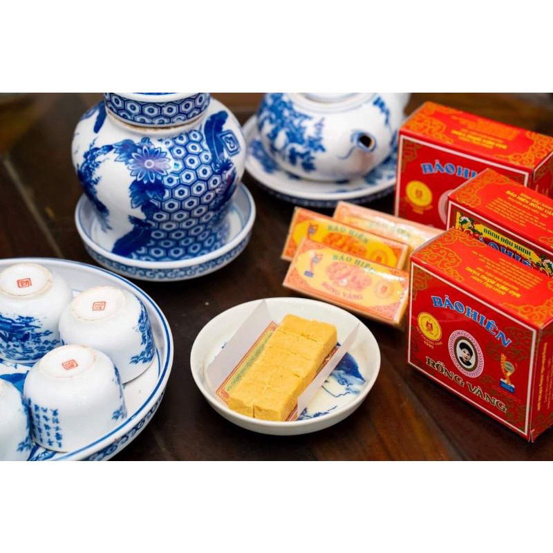 Bánh Đậu Xanh Bảo Hiên Rồng Vàng Hộp 160g