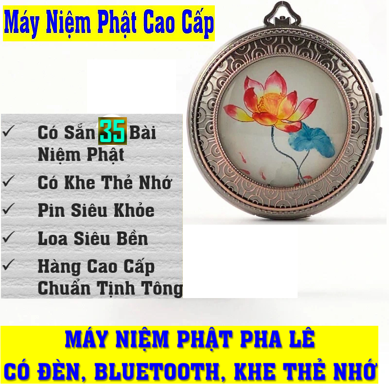 Máy Niệm Phật Nghe Pháp 35 Bài Q18 - Có Bluetooth, Khe Cắm Thẻ Nhớ