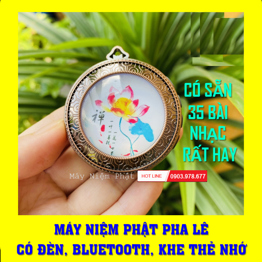 Máy Niệm Phật Nghe Pháp 35 Bài Tiếng Việt - Loa Bluetooth Q18 Có Khe Gắn Thẻ Nhớ