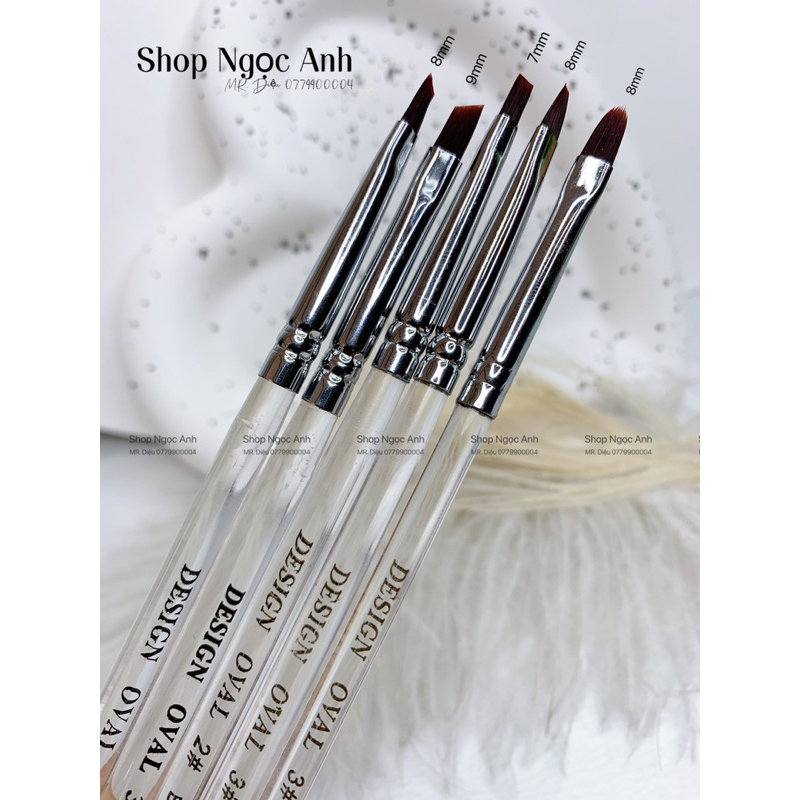 Cọ Bảng Cán Trong Vuông, Tròn, Xéo