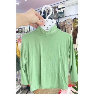 Hh áo dài tay cao cổ cao 3 phân trơn chất thun lạnh cho bé peekaboo minky mom mkma01