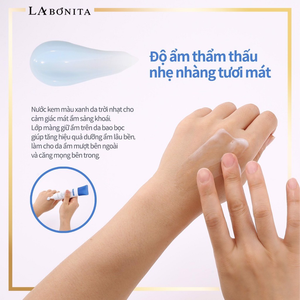 Kem dưỡng ẩm LABONITA vital hyaluronic acid HA cream làm sáng và tăng độ đàn hồi da 30ml và 50ml