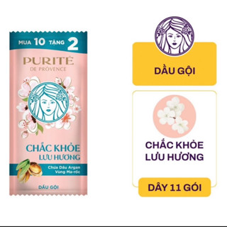 Combo 5 Dây Dầu Gội Purite Hoa Anh Đào (Mua 10 gói Tặng 1 gói)