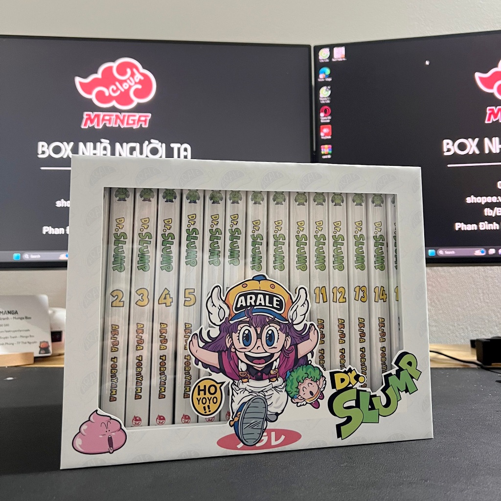Box Dr.Slump dùng để bày manga