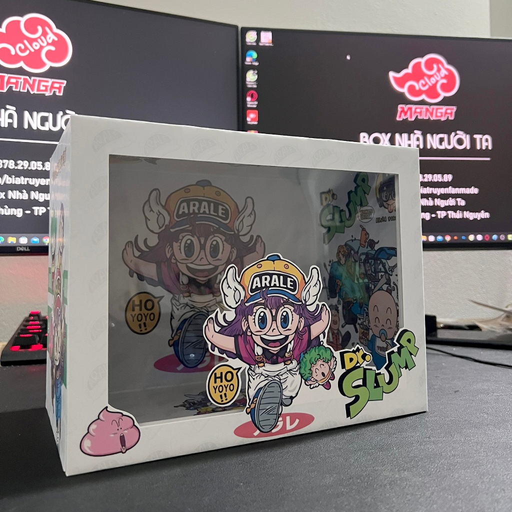 Box Dr.Slump dùng để bày manga