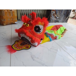 Đầu lân loại trung có đèn
