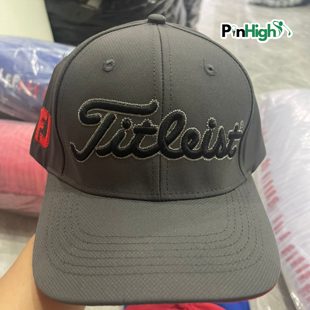Mũ Golf lưỡi trai Titleist chính hãng phối lưới phía sau thoáng mát thoáng khí, thời trang cao cấp nam nữ Pinhigh