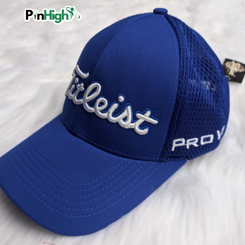 Mũ Golf lưỡi trai Titleist chính hãng phối lưới phía sau thoáng mát thoáng khí, thời trang cao cấp nam nữ Pinhigh