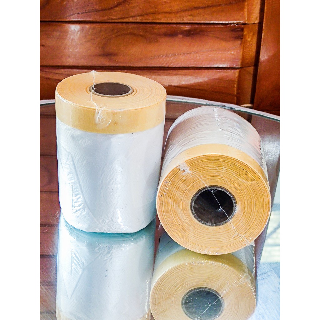 Băng keo Nilon che sơn, Băng dính nilon chùm đồ vật thi công chống bụi bẩn