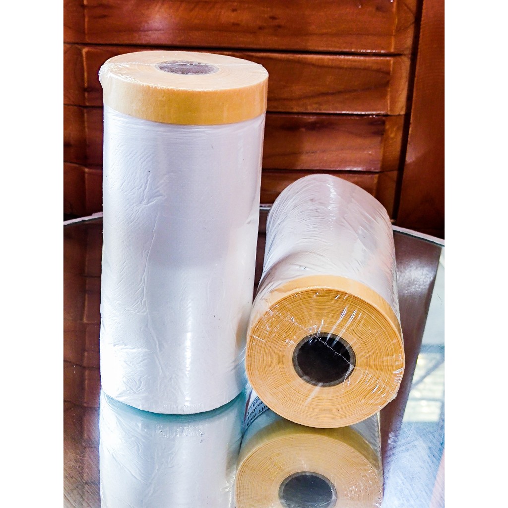 Băng keo Nilon che sơn, Băng dính nilon chùm đồ vật thi công chống bụi bẩn