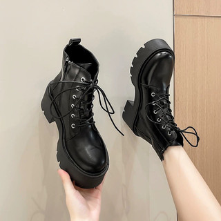 Bốt nữ siêu hottren đế cao 5cm da mềm mã M3777