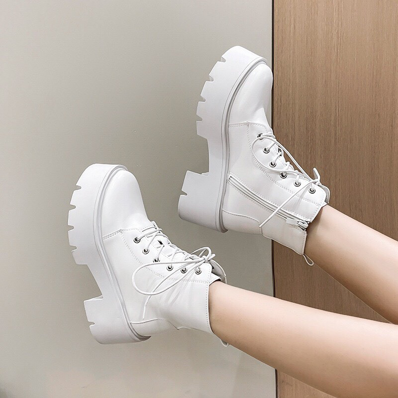 Bốt nữ siêu hottren đế cao 5cm da mềm mã M3777