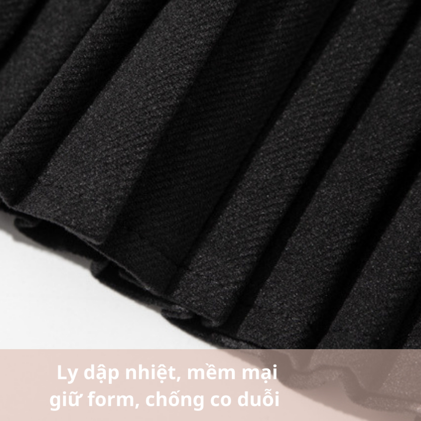 Chân Váy Xếp Ly Xoè Chữ A Váy Ngắn Midi Cao Cấp Có Đai Sang Chảnh Cực Hott M0026