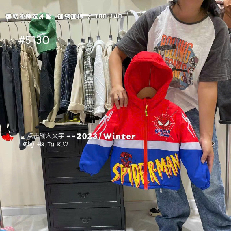 Áo Khoác Siêu Nhân Lót nỉ nhung dày ấm hàng Quảng Châu cao cấp