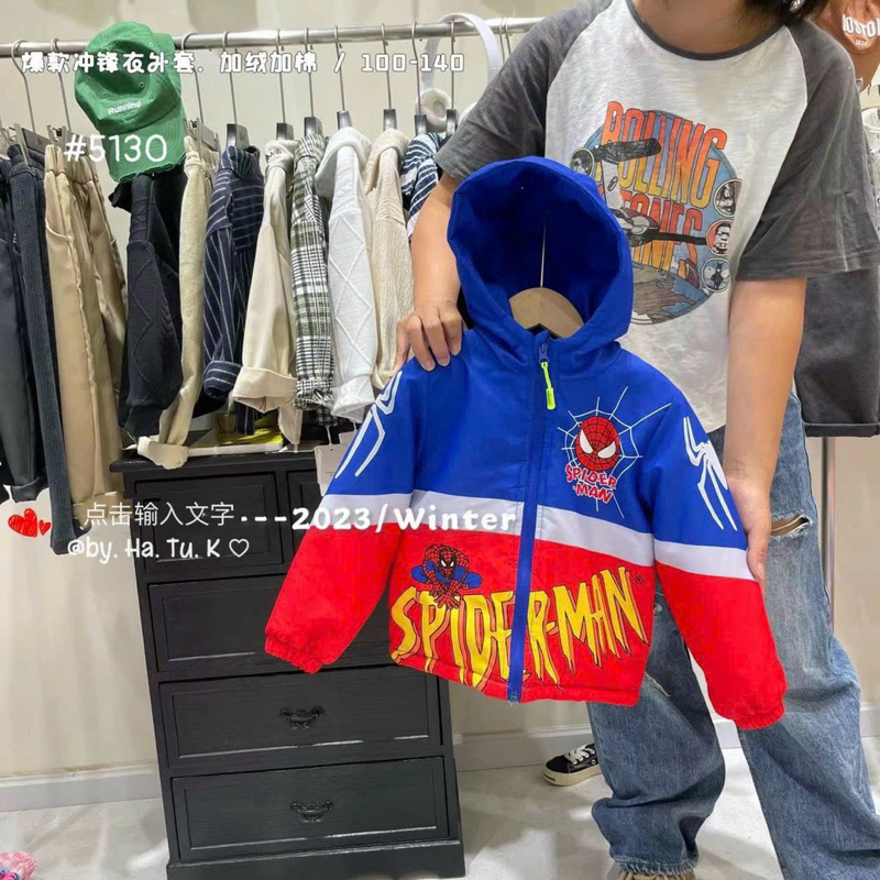 Áo Khoác Siêu Nhân Lót nỉ nhung dày ấm hàng Quảng Châu cao cấp