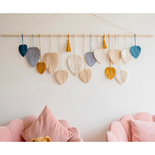 Macrame lá trang trí nhà cửa, phòng ngủ ,phòng khách