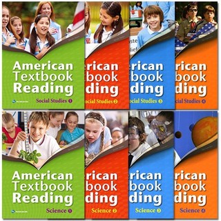 American Textbook Reading - In màu đẹp 8 Quyển + File Audio