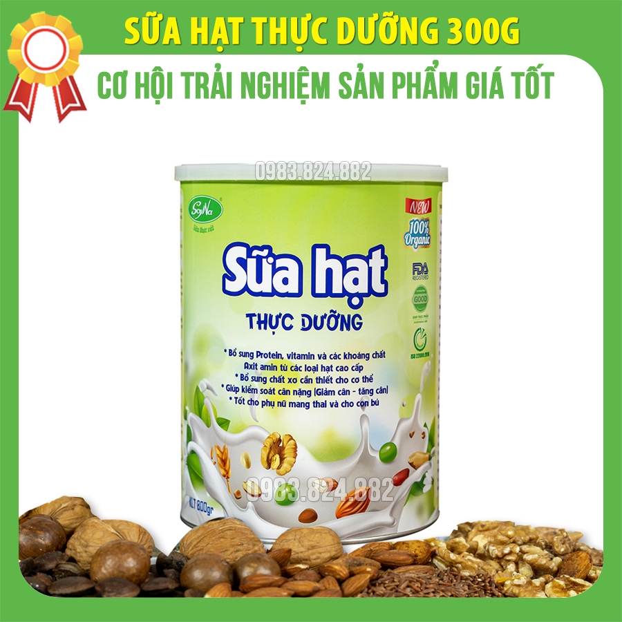 Hộp Sữa Hạt Thực Dưỡng SoyNa 300g dùng thử trải nghiệm