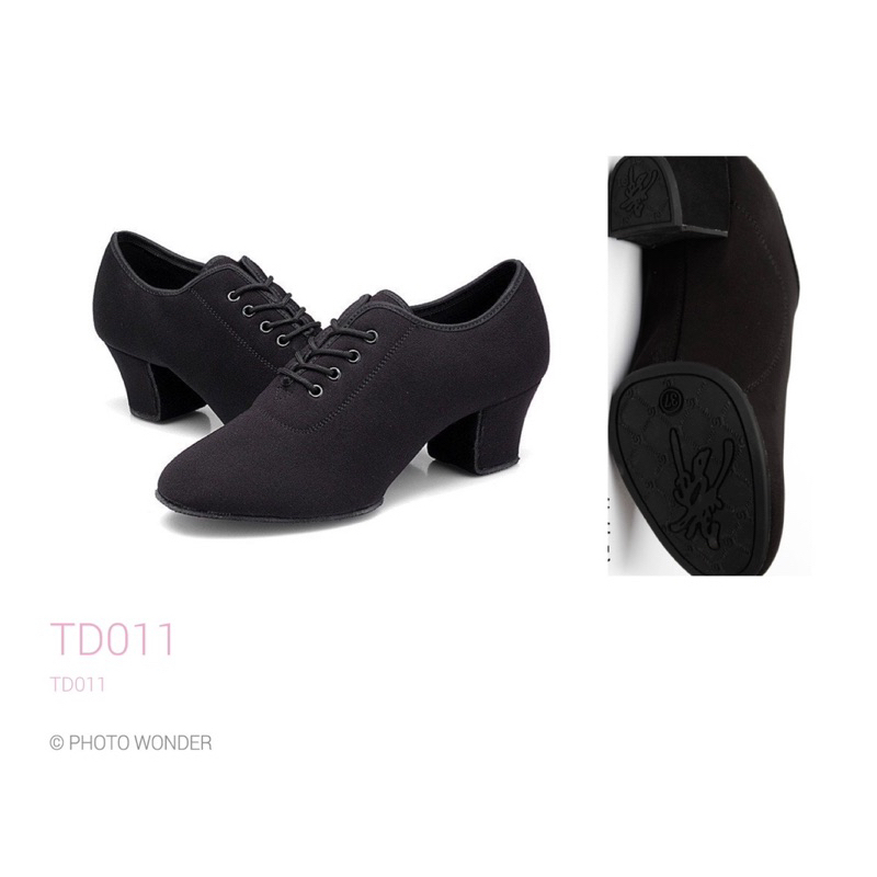 GIÀY TẬP KHIÊU VŨ BƠ ĐẾ SU CAO 5cm TD011