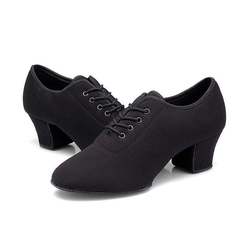 GIÀY TẬP KHIÊU VŨ BƠ ĐẾ SU CAO 5cm TD011